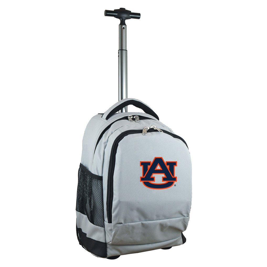 Auburn Tigers 19'' Premium Wheeled Backpack - Gray