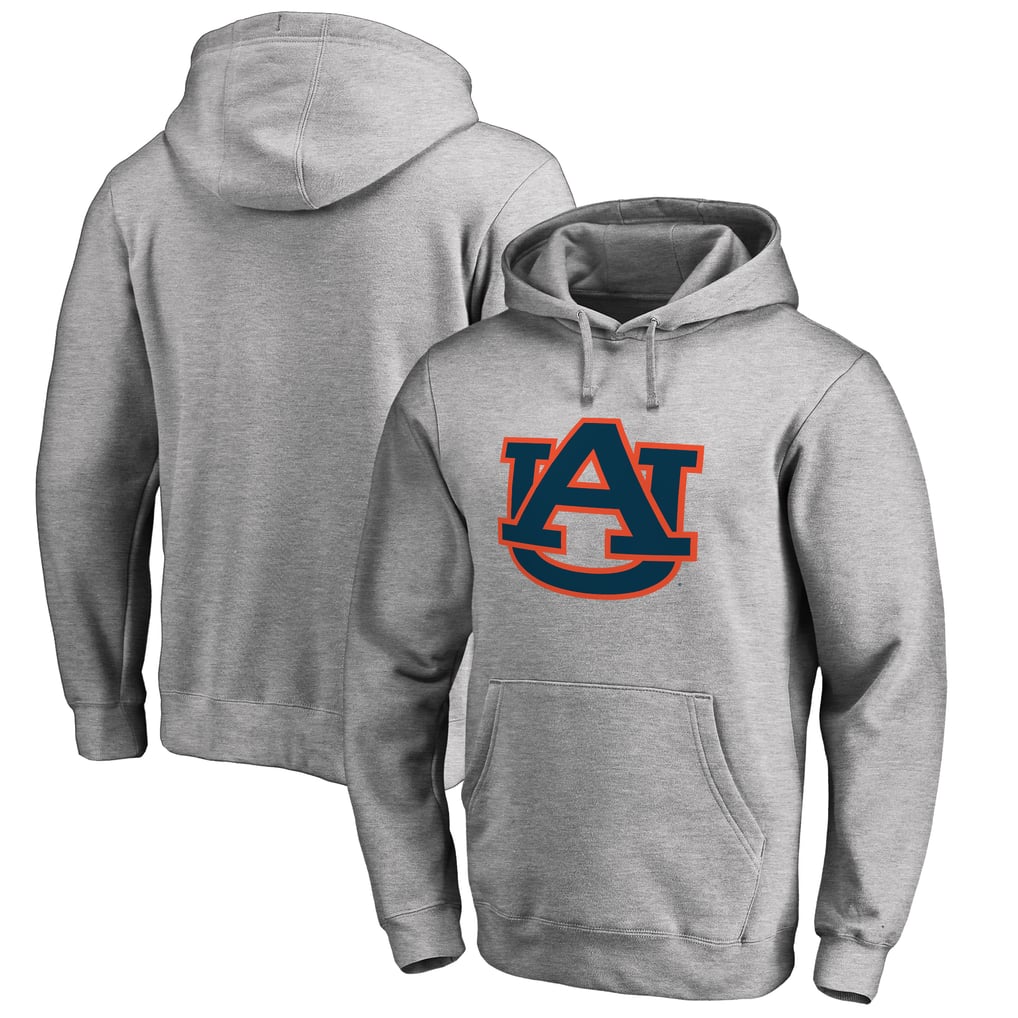 Auburn Tigers Primary Team Logo Pullover Hoodie - Ash
