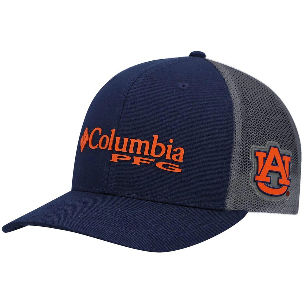 Auburn Tigers Columbia PFG Snapback Adjustable Hat - Navy
