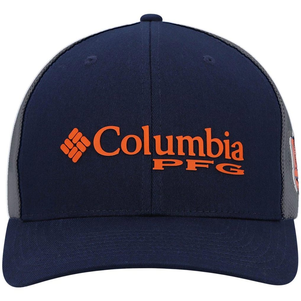 Auburn Tigers Columbia PFG Snapback Adjustable Hat - Navy