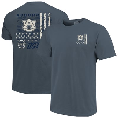  Auburn Tigers Comfort Colors OHT Camo Overlay T-Shirt - Navy
