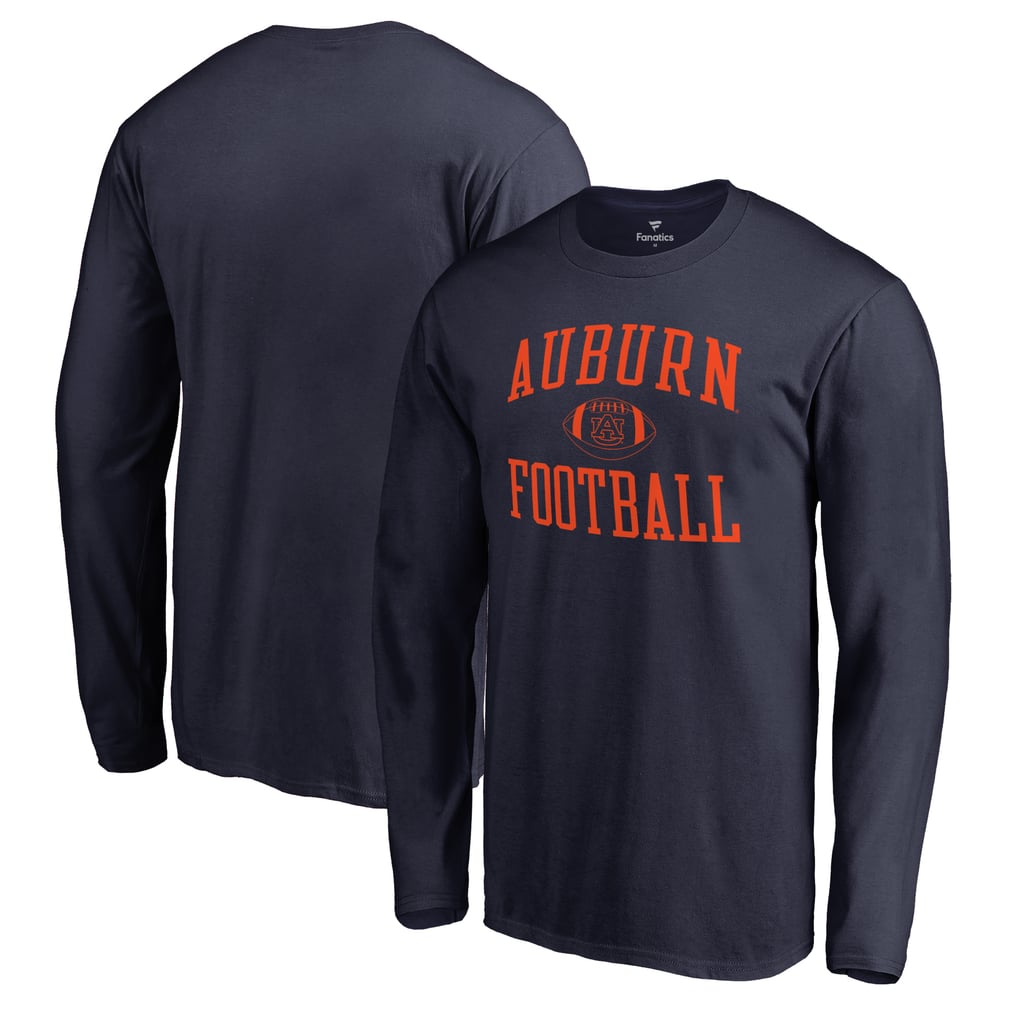 Auburn Tigers First Sprint Long Sleeve T-Shirt - Navy