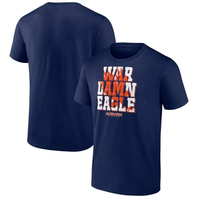  Auburn Tigers Home Field Win T-Shirt - Navy