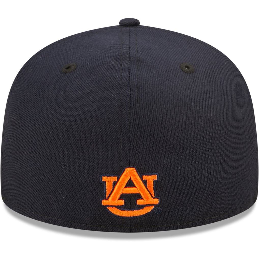 Auburn Tigers New Era Script Original 59FIFTY Fitted Hat - Navy