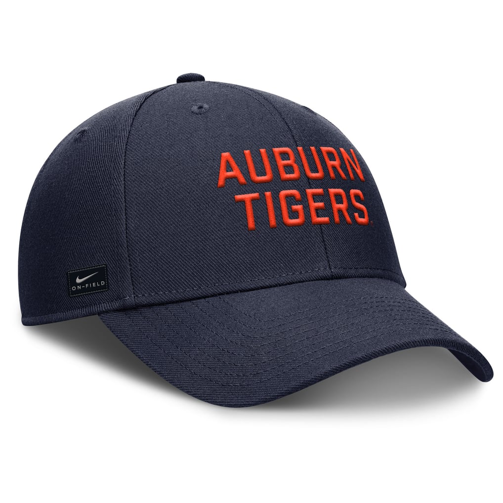 Auburn Tigers Nike 2025 Sideline Rise Practice Adjustable Hat - Navy