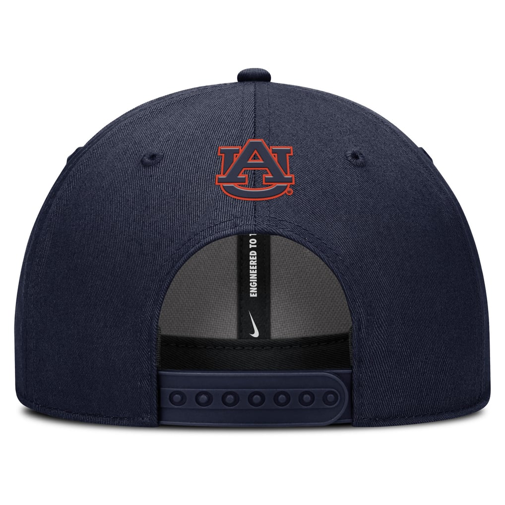 Auburn Tigers Nike 2025 Sideline Rise Practice Adjustable Hat - Navy