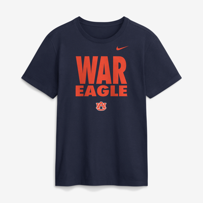 Auburn Tigers Nike 2026 Sideline Dri-FIT Slogan T-Shirt - Navy