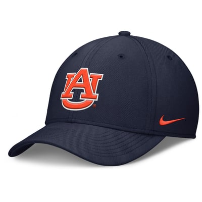 Auburn Tigers Nike Rise SwooshFlex Dri-FIT Hat - Navy