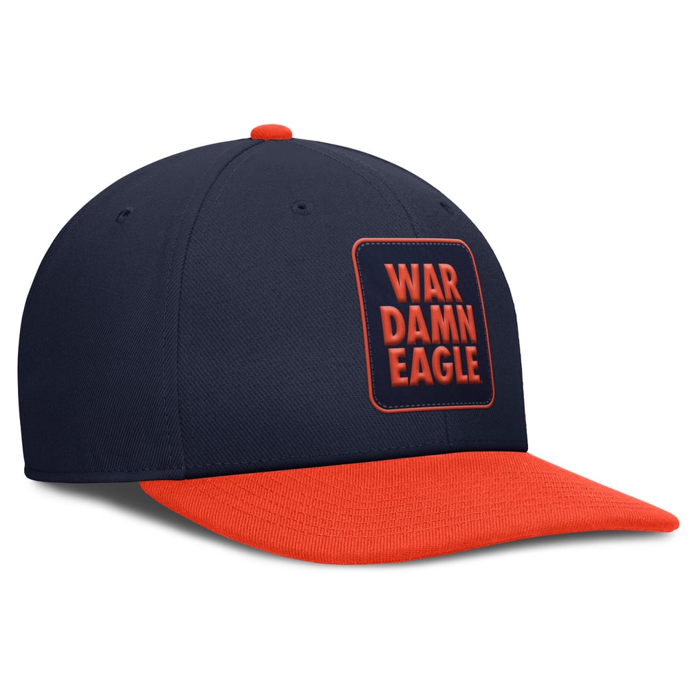 Auburn Tigers Nike 2025 Sideline Campus Pro Local Snapback Hat - Navy/Orange