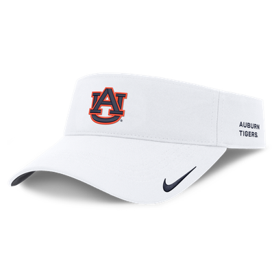 Auburn Tigers Nike Unisex 2026 On-Field Ace Adjustable Visor - White