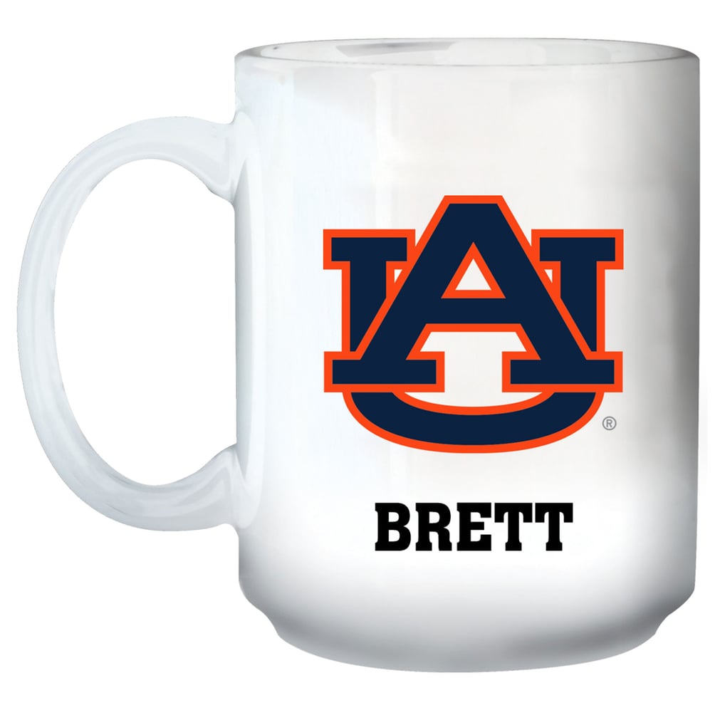 Auburn Tigers 15oz. Personalized Mug - White