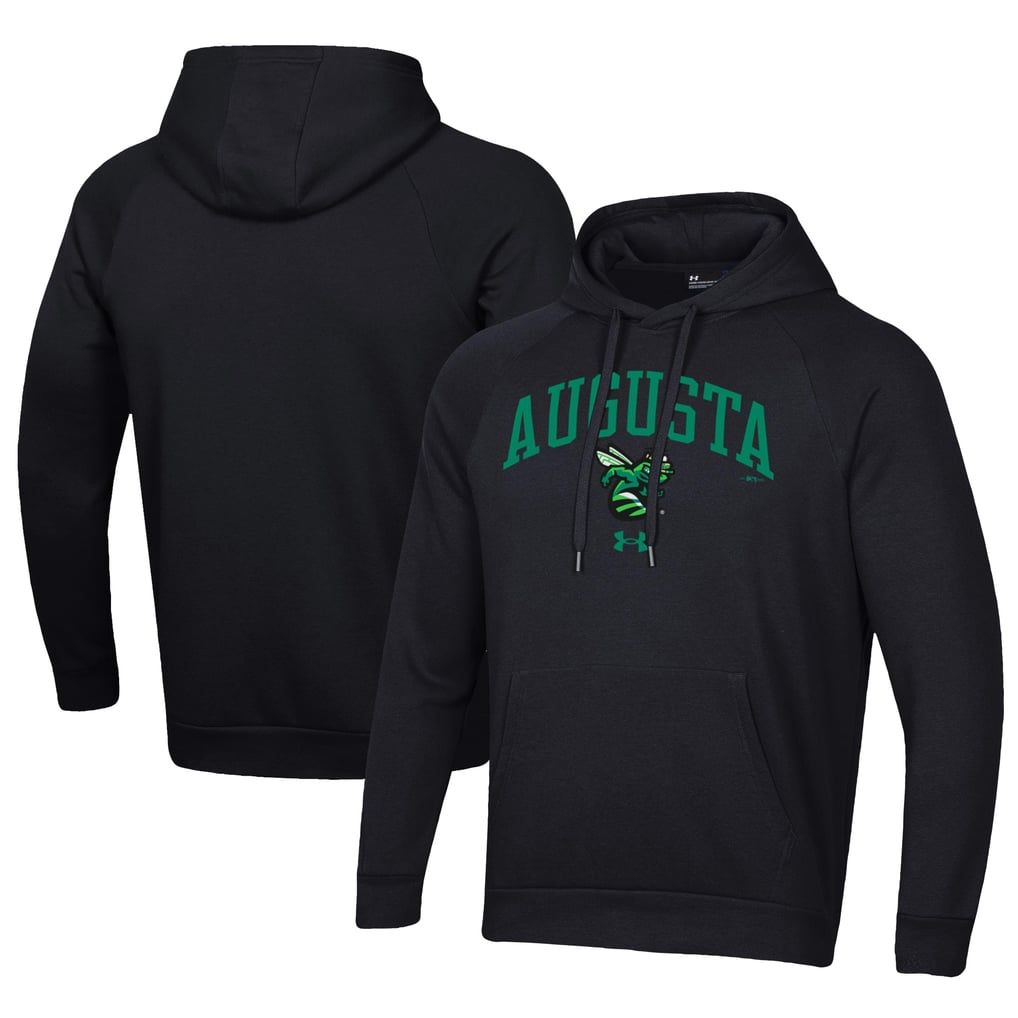 Augusta GreenJackets Under Armour All Day Fleece Pullover Hoodie - Black