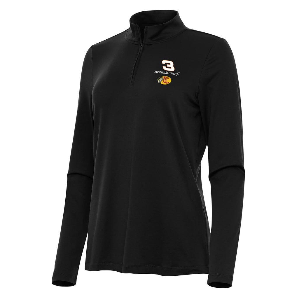 Austin Dillon Antigua Women's Reprocess Quarter-Zip Top - Black
