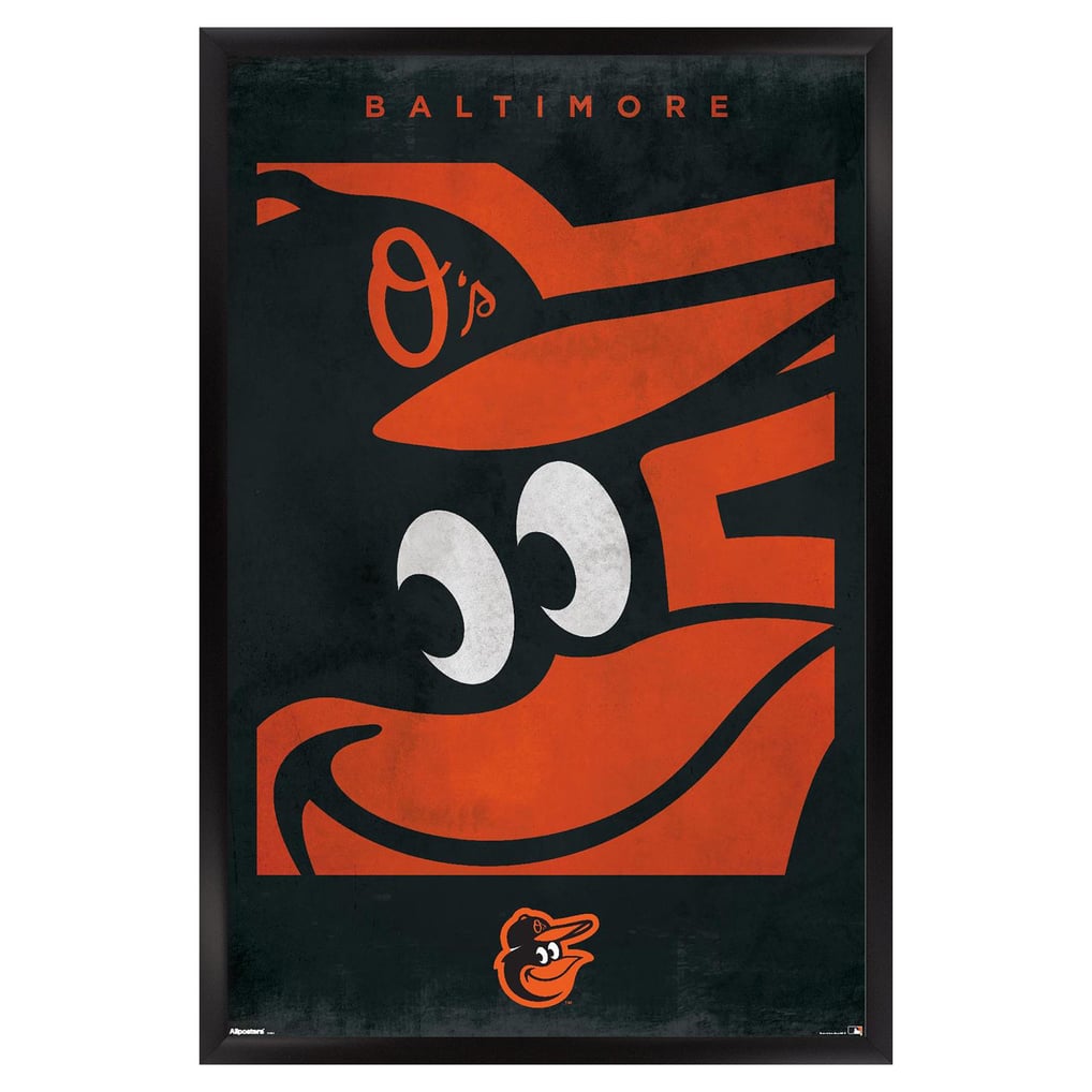  Baltimore Orioles 24" x 36" Framed Poster