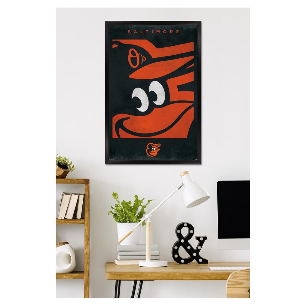  Baltimore Orioles 24" x 36" Framed Poster