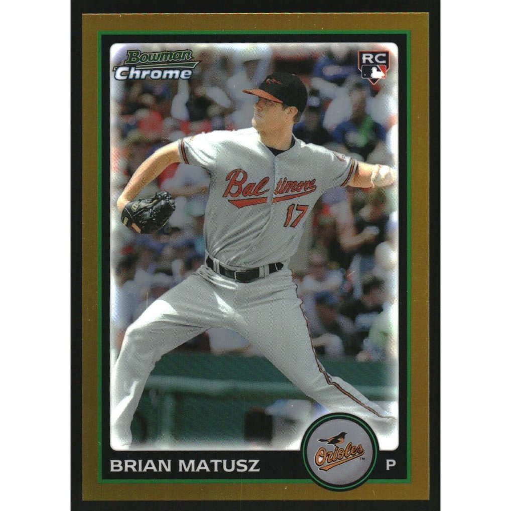 2010 Bowman Chrome Draft Gold Refractors #BDP23 Brian Matusz