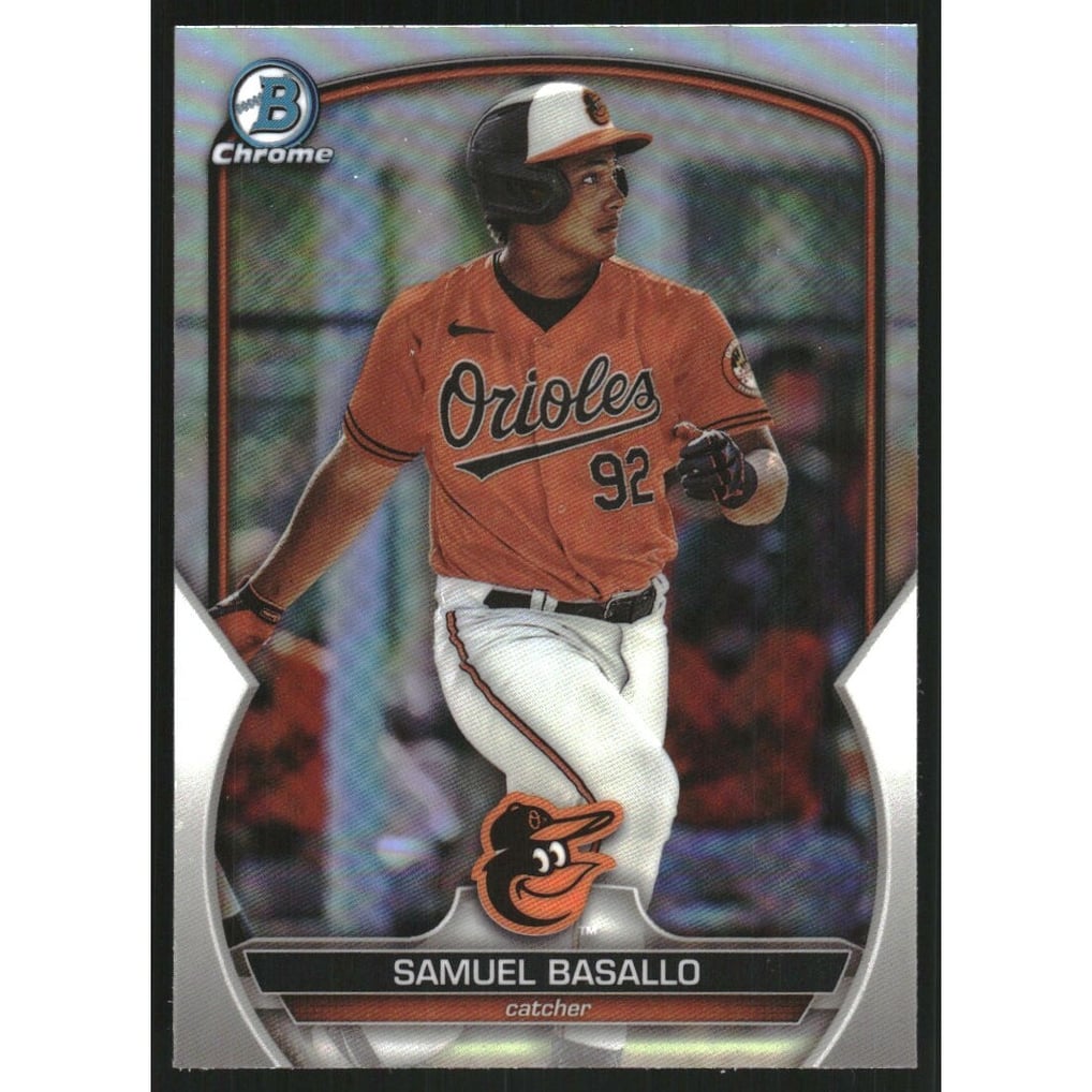 2023 Bowman Chrome Draft Refractors #BDC179 Samuel Basallo