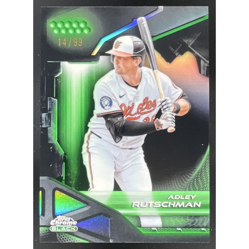 2026 Topps Chrome Black Green Refractor #144 Adley Rutschman /99