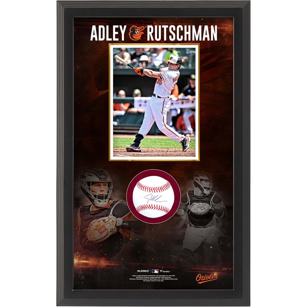 Adley Rutschman Baltimore Orioles Fanatics Authentic Autographed Baseball Shadow Box
