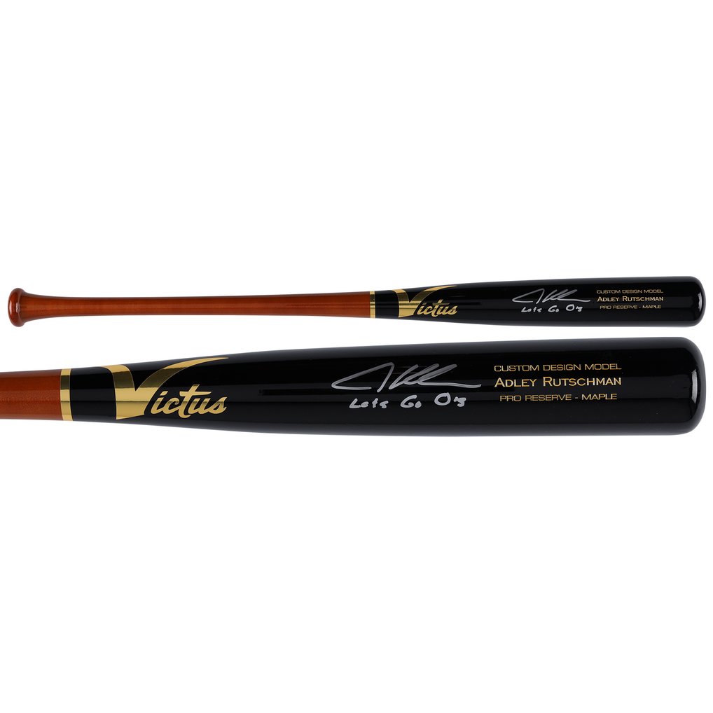 Adley Rutschman Baltimore Orioles Autographed Fanatics Authentic Victus Game Model Bat
