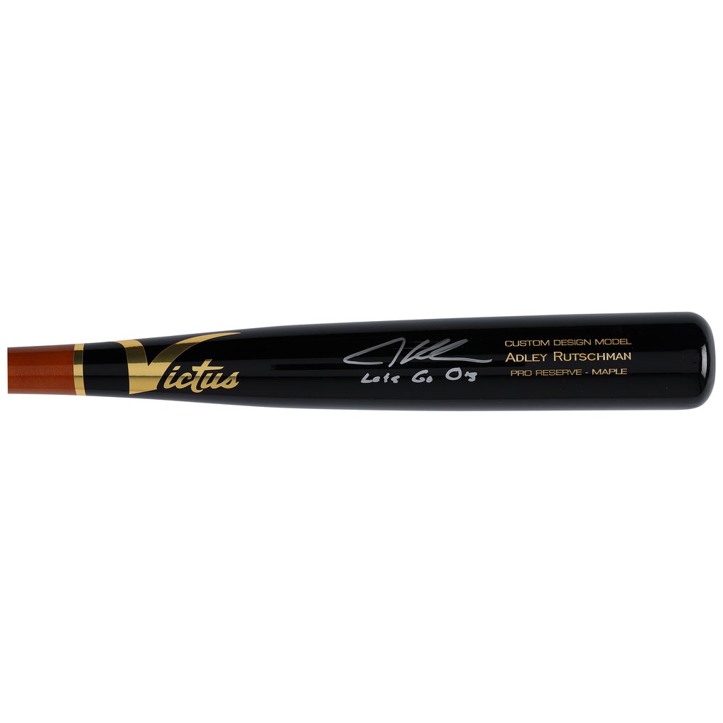 Adley Rutschman Baltimore Orioles Autographed Fanatics Authentic Victus Game Model Bat