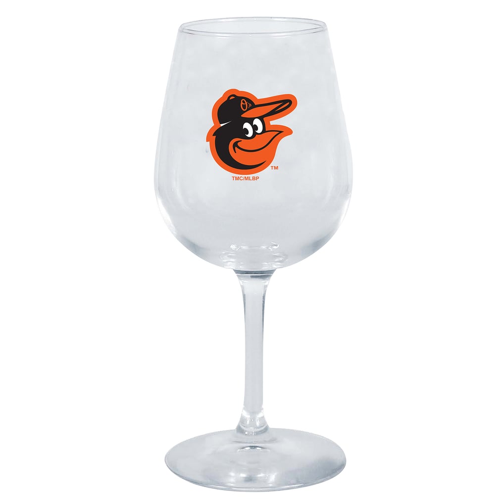 Baltimore Orioles 12oz. Stemmed Wine Glass