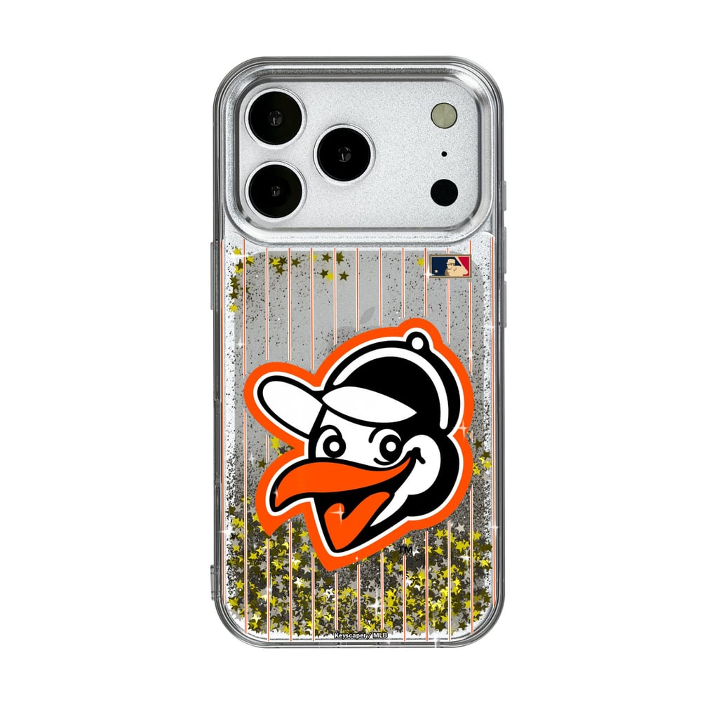 Baltimore Orioles 1955 Cooperstown Pinstripe iPhone Glitter Case