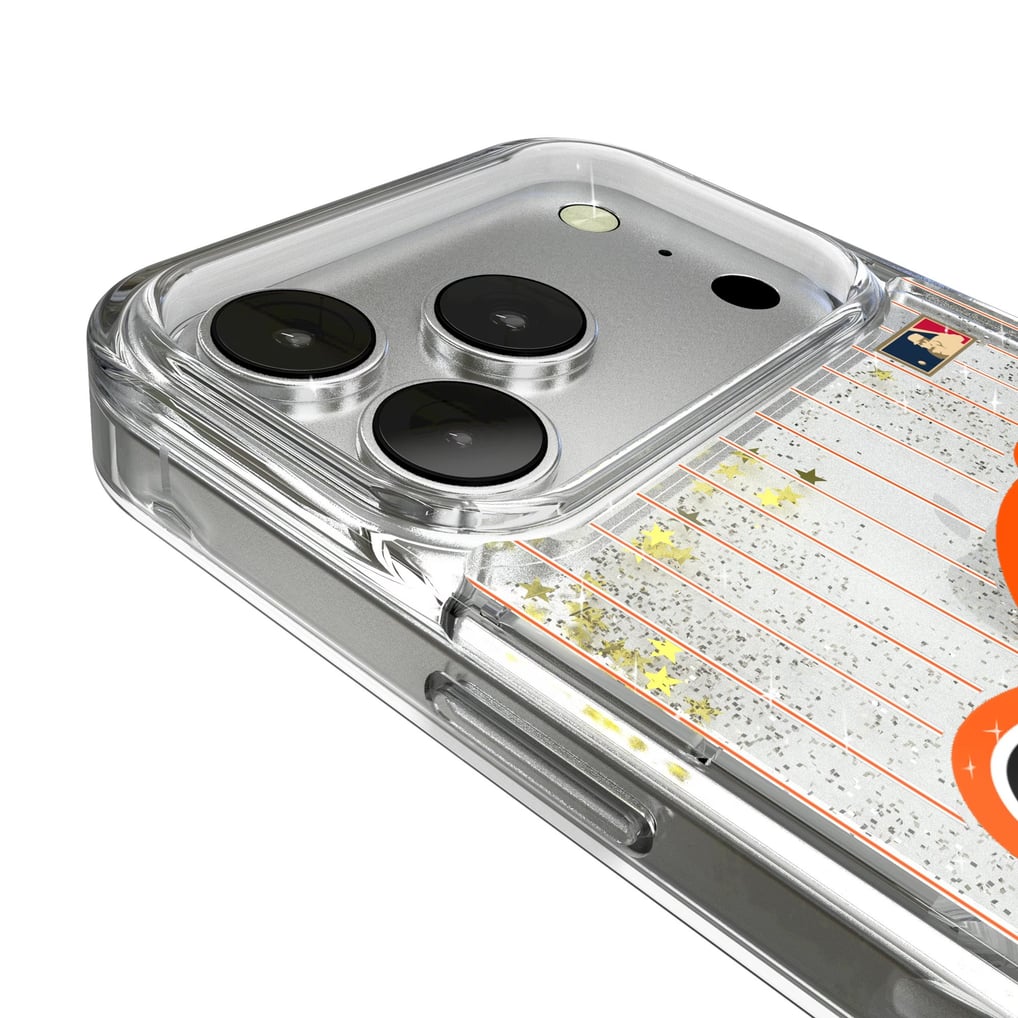 Baltimore Orioles 1955 Cooperstown Pinstripe iPhone Glitter Case
