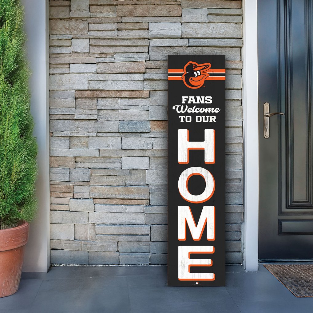 Baltimore Orioles 48" Welcome to Our Home Leaner