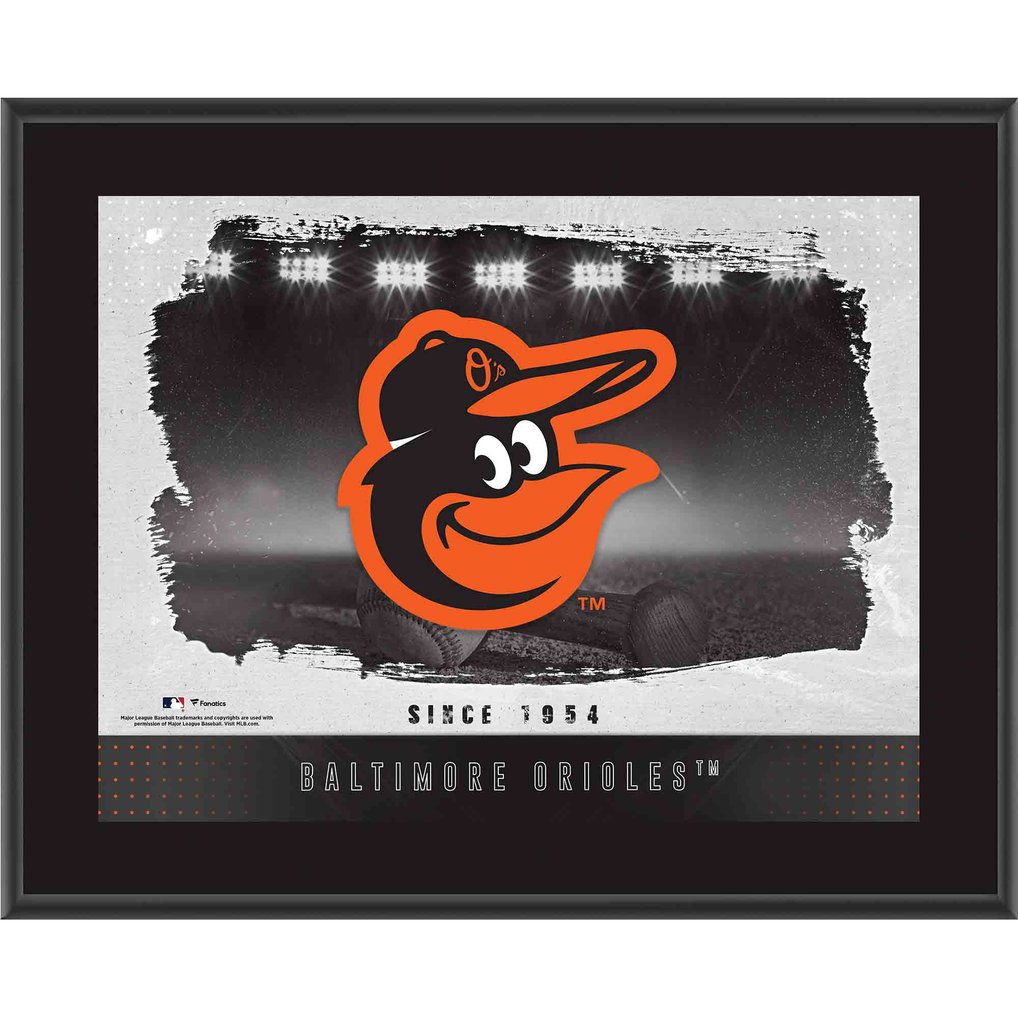 Baltimore Orioles Fanatics Authentic Framed 10.5" x 13" Sublimated Horizontal Team Logo Plaque