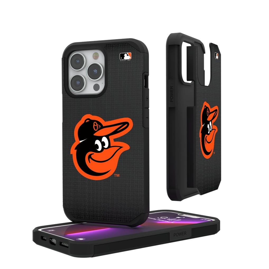Baltimore Orioles Linen Logo iPhone Rugged Case