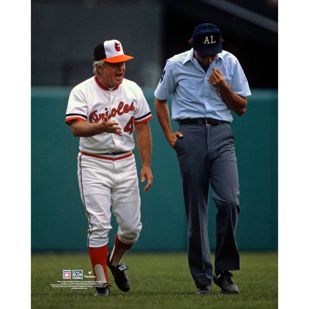Earl Weaver Baltimore Orioles Fanatics Authentic Unsigned Talks with Umpire Photograph