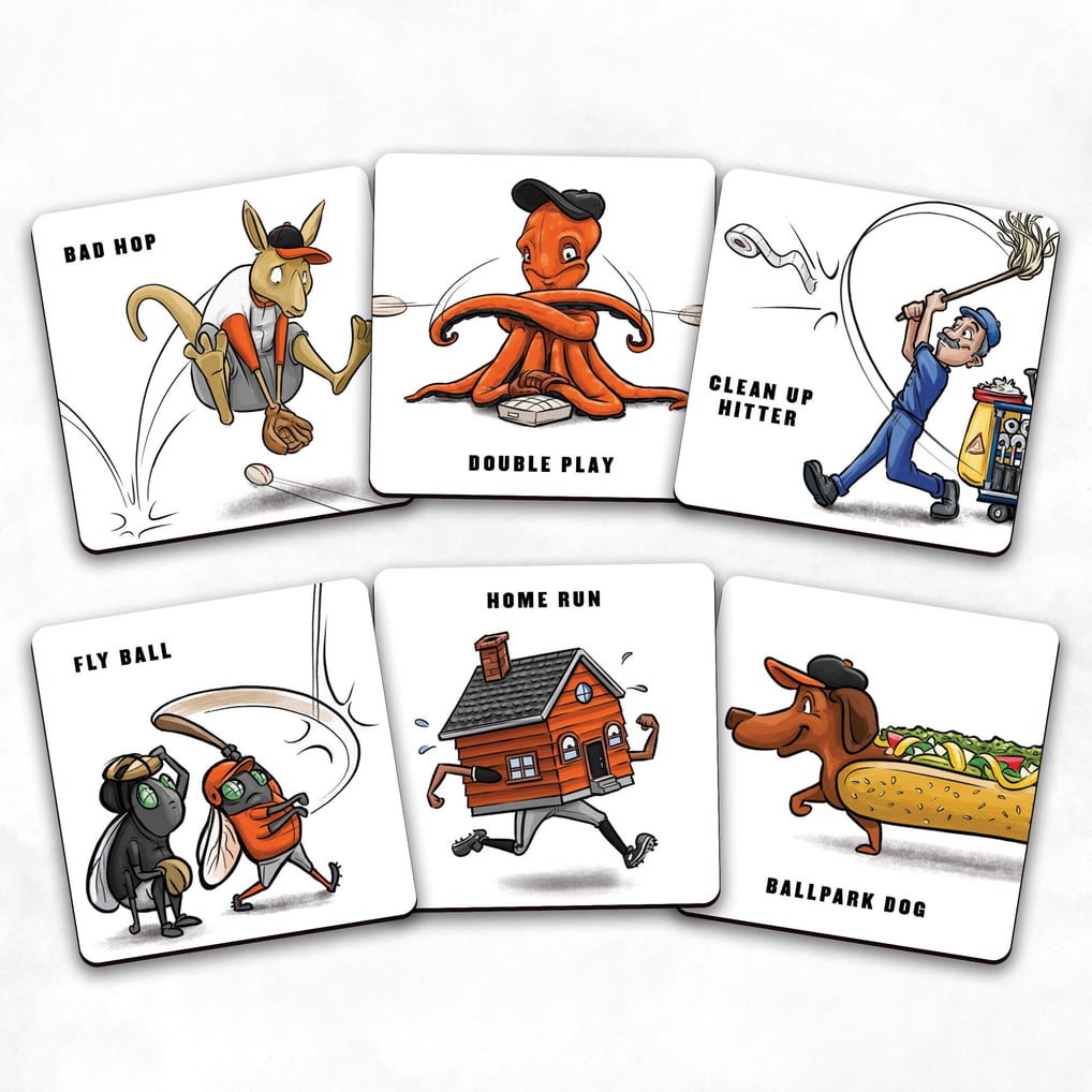 Baltimore Orioles IDNA Licensed Memory Match Game
