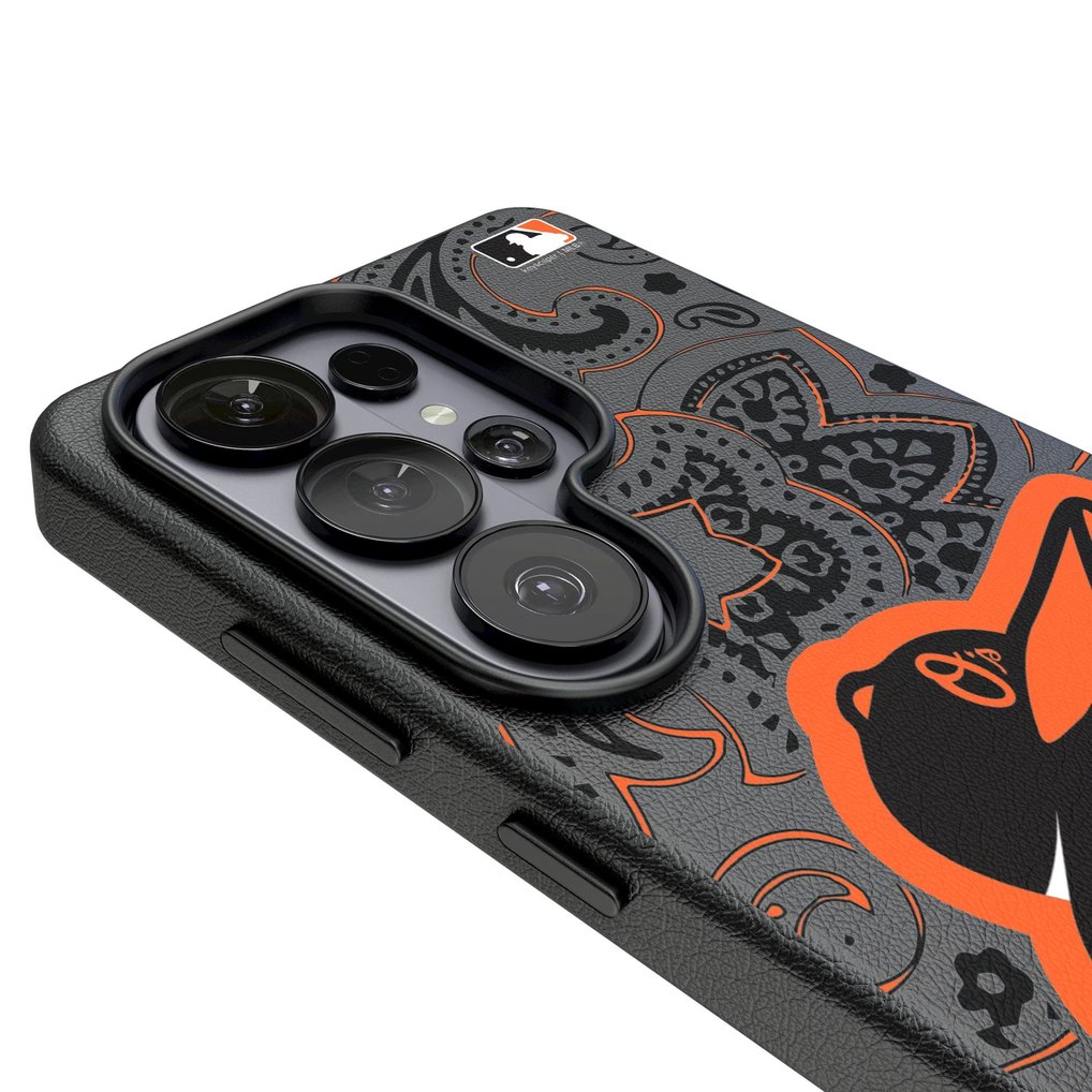 Baltimore Orioles Keyscaper Paisley Galaxy Magnetic Bump Case