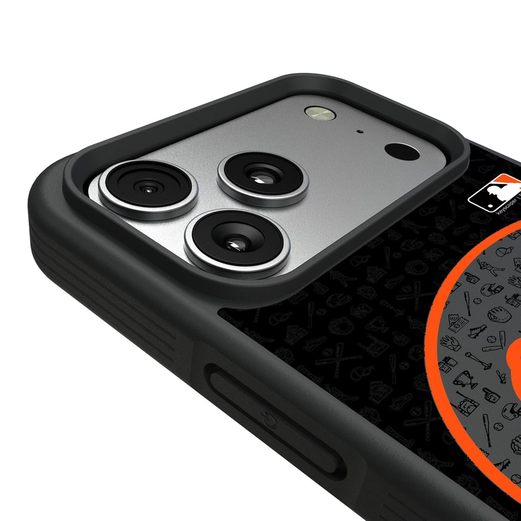 Baltimore Orioles Keyscaper Personalized Bump Case with 8.2ft Drop Protection