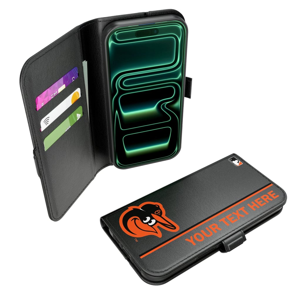 Baltimore Orioles Keyscaper Personalized iPhone Folio 2.0 Case