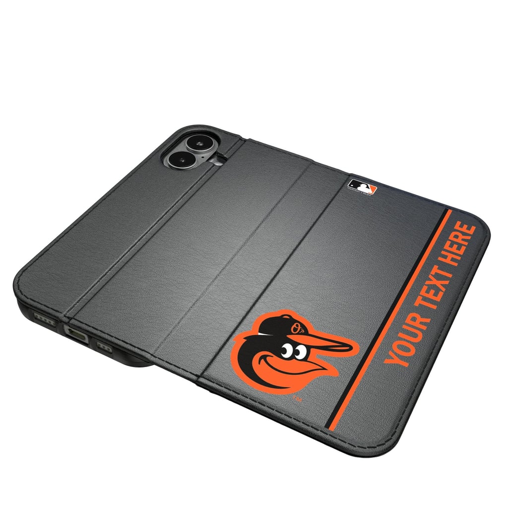 Baltimore Orioles Keyscaper Personalized iPhone Folio 2.0 Case