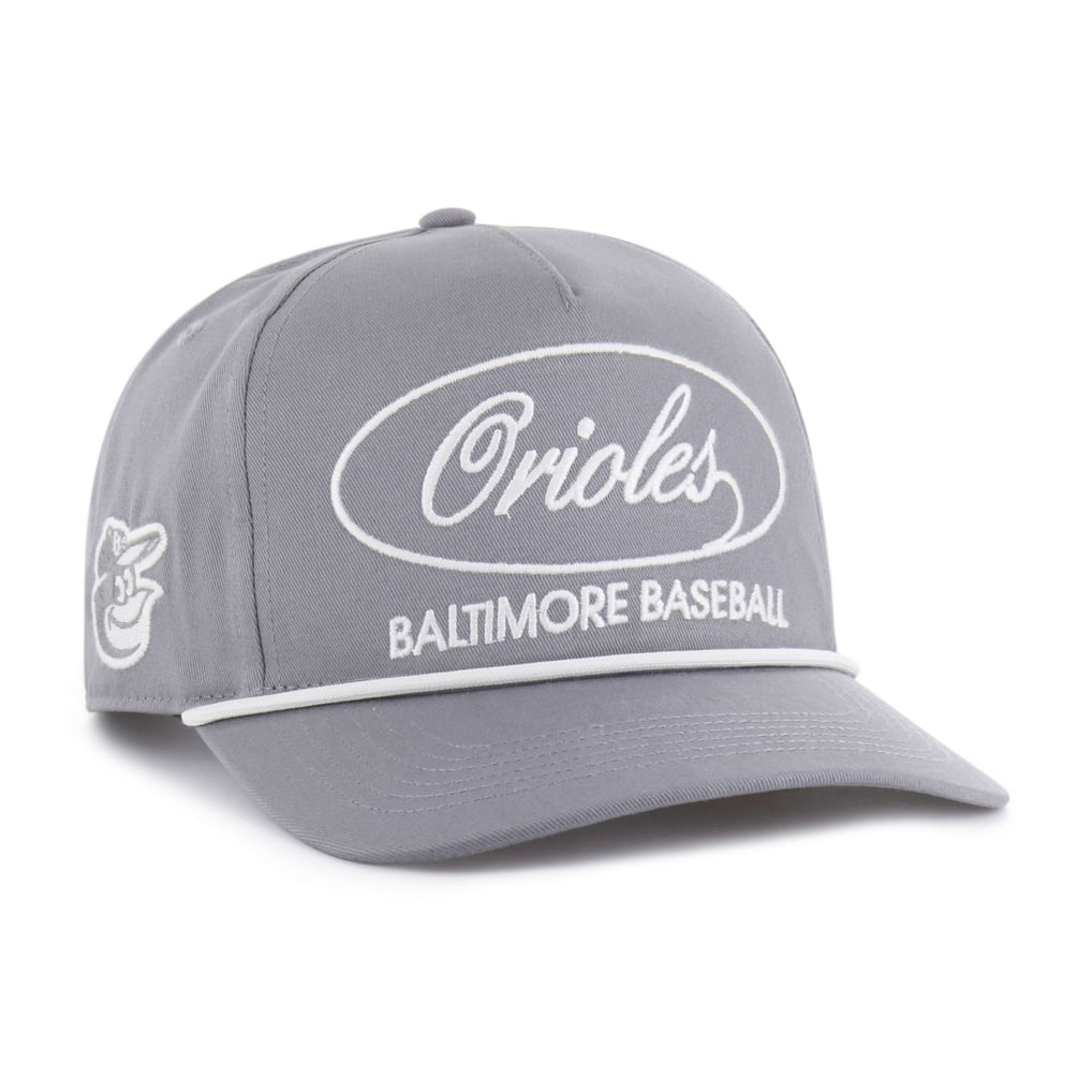 Baltimore Orioles '47 Foundational Hitch Adjustable Hat - Gray