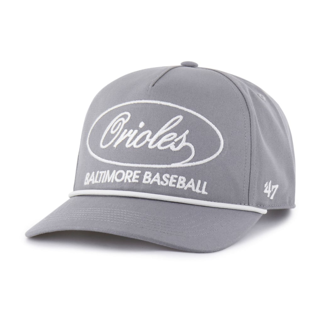 Baltimore Orioles '47 Foundational Hitch Adjustable Hat - Gray