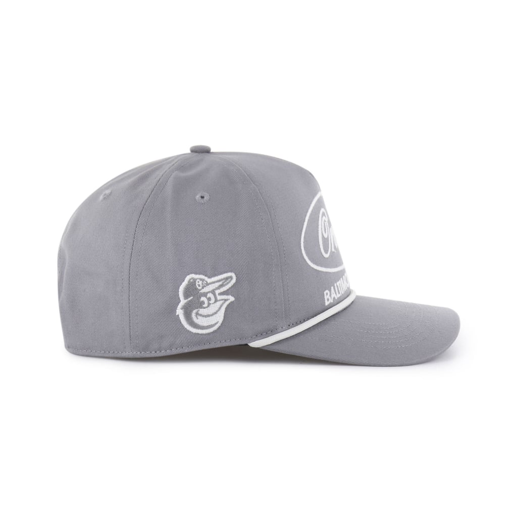 Baltimore Orioles '47 Foundational Hitch Adjustable Hat - Gray
