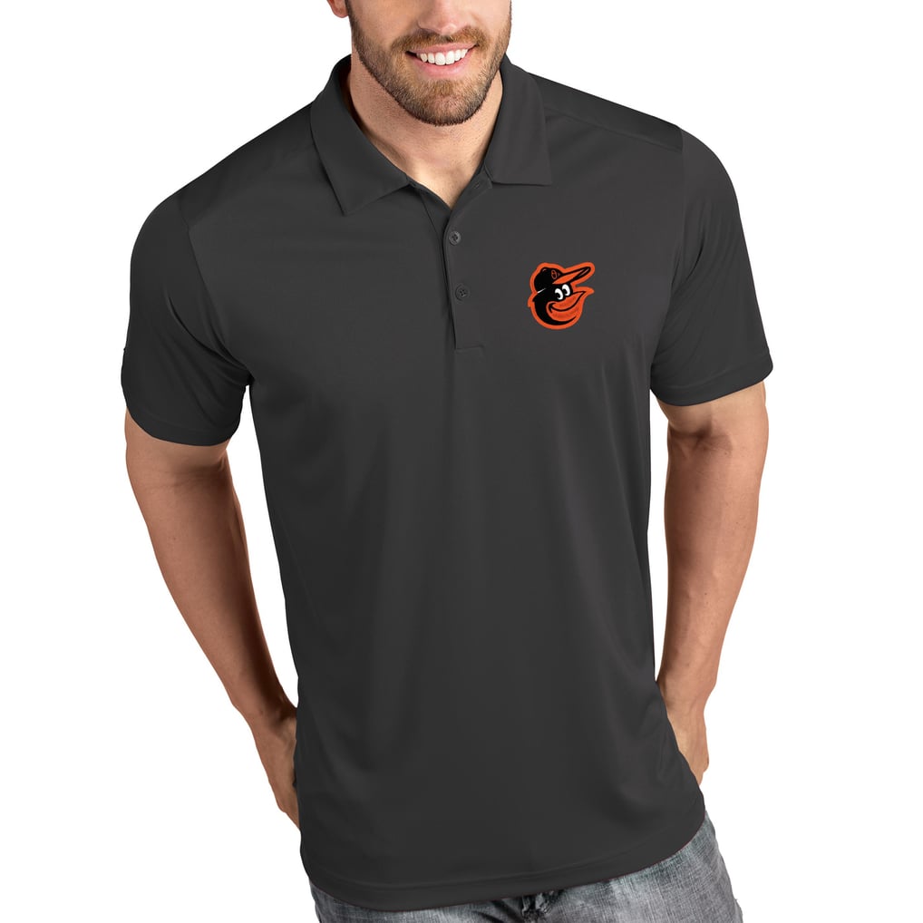 Baltimore Orioles Antigua Tribute Polo - Gray