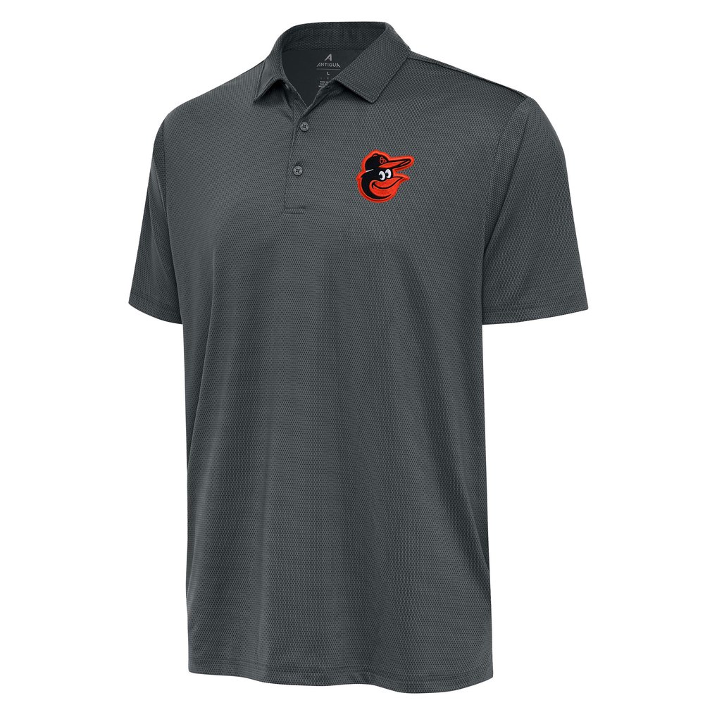  Baltimore Orioles Antigua Eclipse Polo - Pewter
