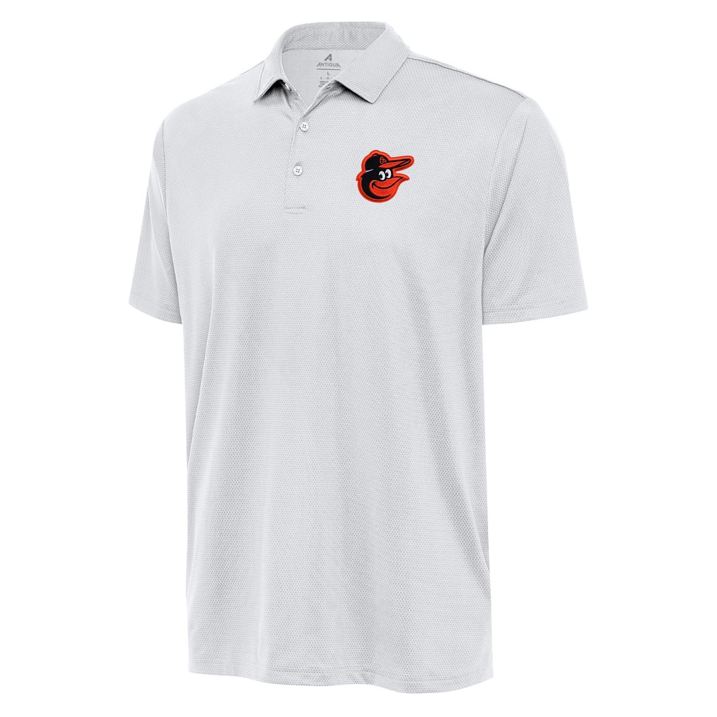  Baltimore Orioles Antigua Eclipse Polo - White