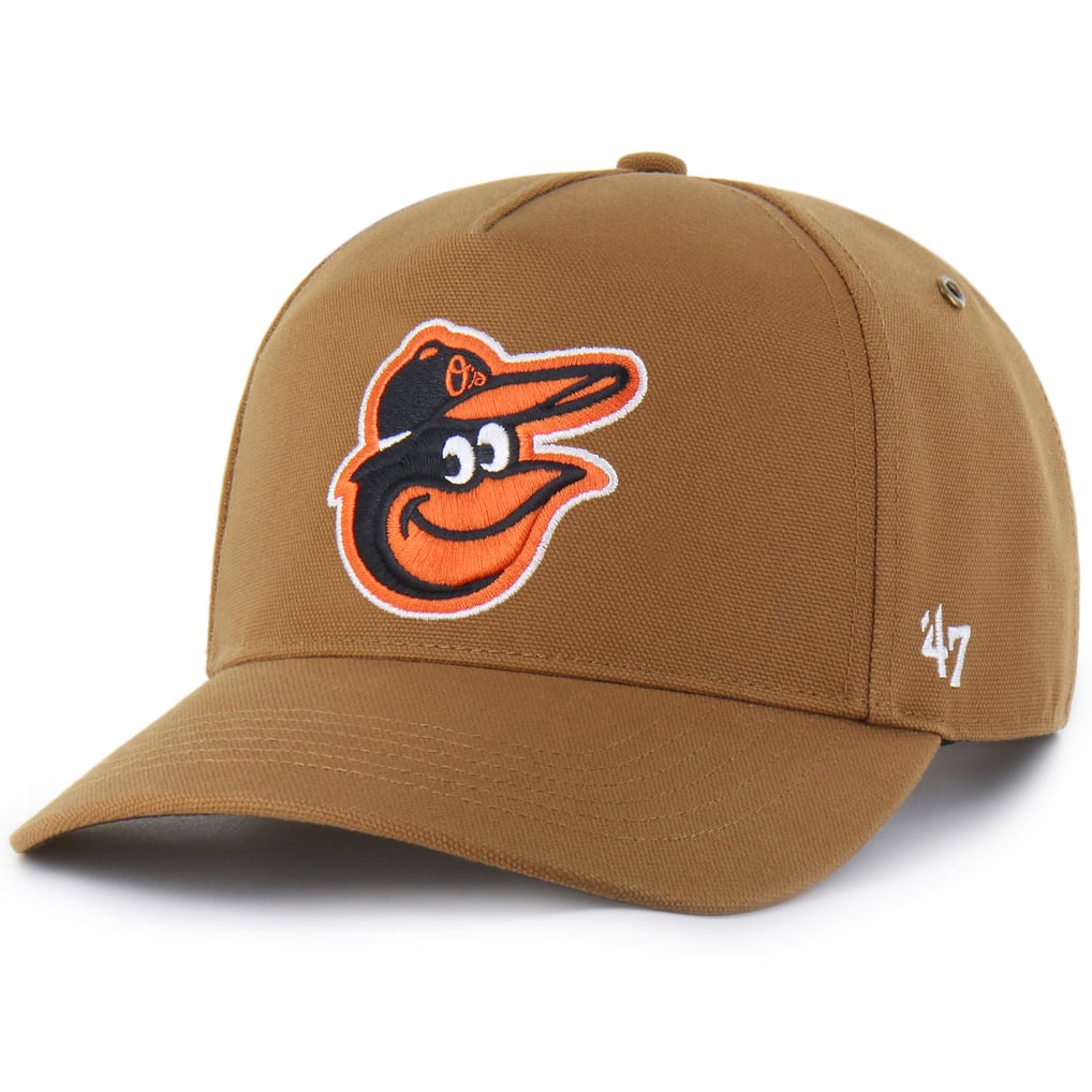  Baltimore Orioles Carhartt x '47 Hitch Adjustable Hat - Brown