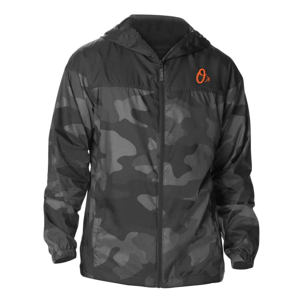  Baltimore Orioles Columbia Flash Challenger Novelty Omni-Tech Full-Zip Windbreaker - Black