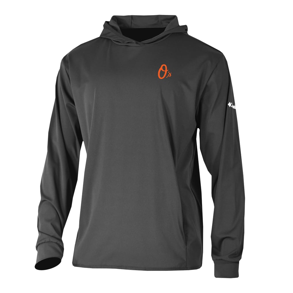  Baltimore Orioles Columbia Long Drive Pullover Hoodie - Black