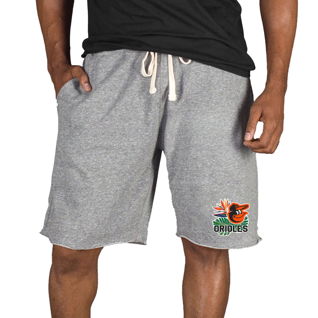 Baltimore Orioles Concepts Sport Mainstream Tri-Blend Shorts - Gray