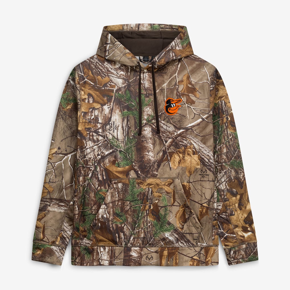 Baltimore Orioles Dunbrooke Champion Realtree Pullover Hoodie - Camo