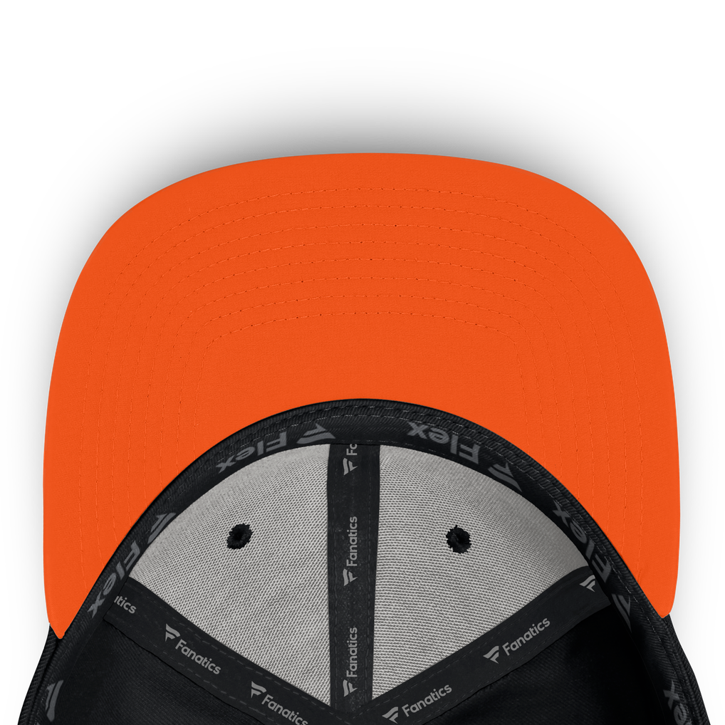 Baltimore Orioles Fanatics Jammed Structured Flex Hat - Black/White