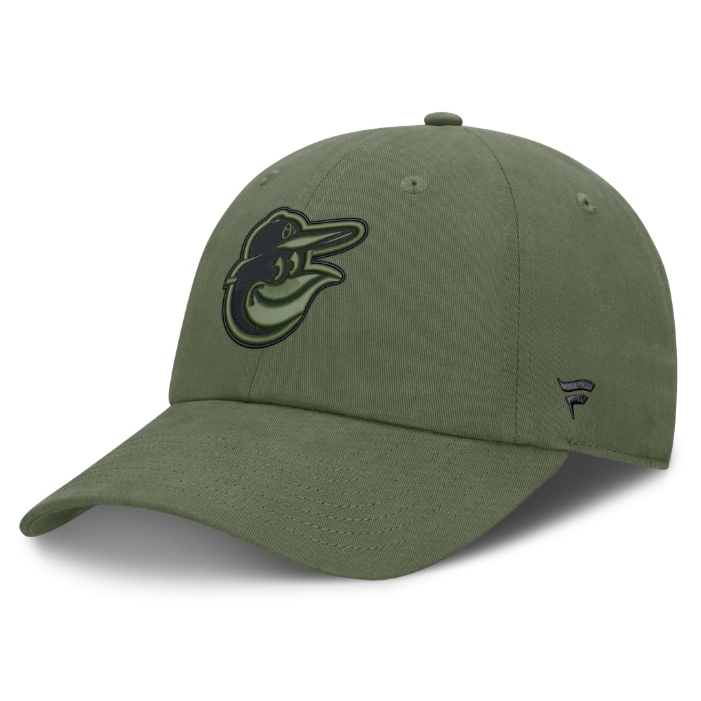  Baltimore Orioles Fanatics Pine Rider Adjustable Hat - Olive